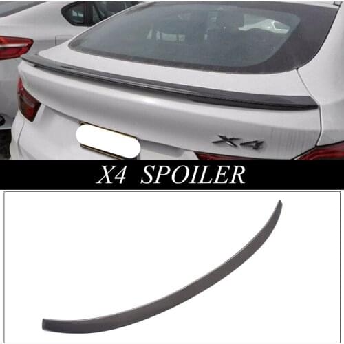 MONTFORD For BMW X Series X4 F26 Xdrive25i Xdrive28i 2014 -2019 High Quality Carbon Fiber Rear Roof Spoiler Wing Car Styling