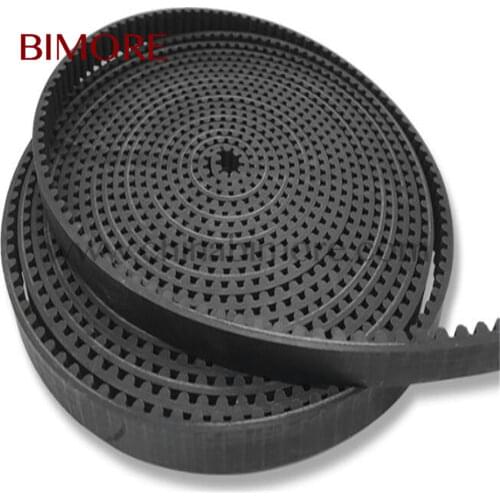 BIMORE 5M/pc Elevator landing door belt,w=15mm , teeth space: 8mm