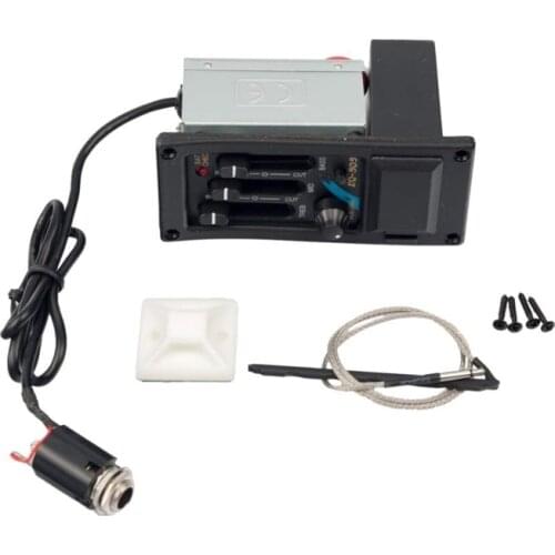 3 Band EQ Guitar Preamp Equalizer Piezo for Ovation OUD Acoustic Guitars EQ-505 Parts Accessories