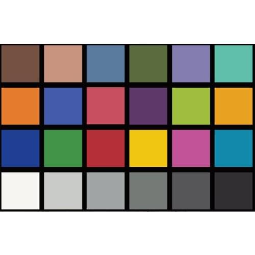 360*280mm Transmissive 24 Colorchecker Frame mounting D280 specification 4:3 Test Chart Can Be Customized color checker