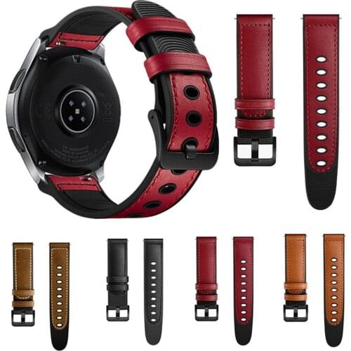 Genuine Leather Strap for HUAWEI WATCH GT 2 Pro GT2 46m/42mm Band for HONOR Magic / MagicWatch 2 20/22mm Bracelet Belt Watchband