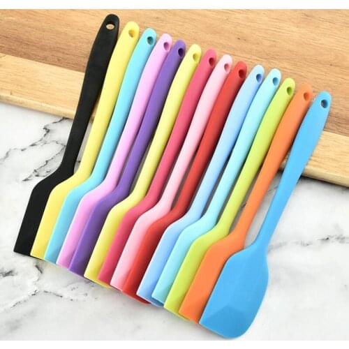 Silicone Spatula Batter 21cm Scraper Non-stick Heat Resistant Rubber Cake Spatula for Cooking Baking LX8625