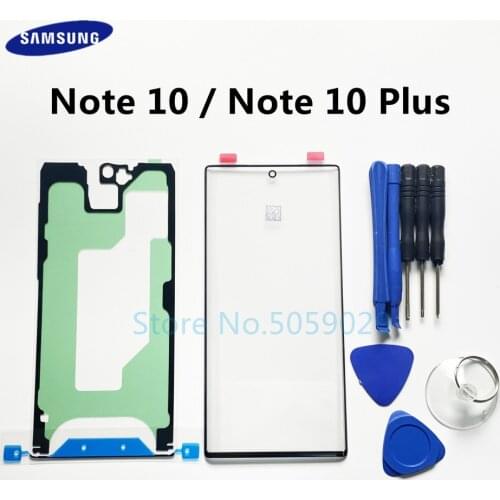 Replacement External Glass For Samsung Galaxy Note 10 Plus N975 N975F Note10 N970 LCD Display Touch Screen Front Outer Lens