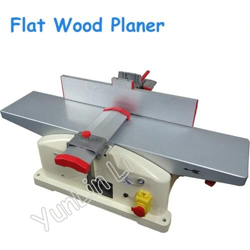 Flat Wood Planer 220V/1280W Home Woodworking Bench Planer High Speed Copper Motor Wood Planing Machine JJP-5015