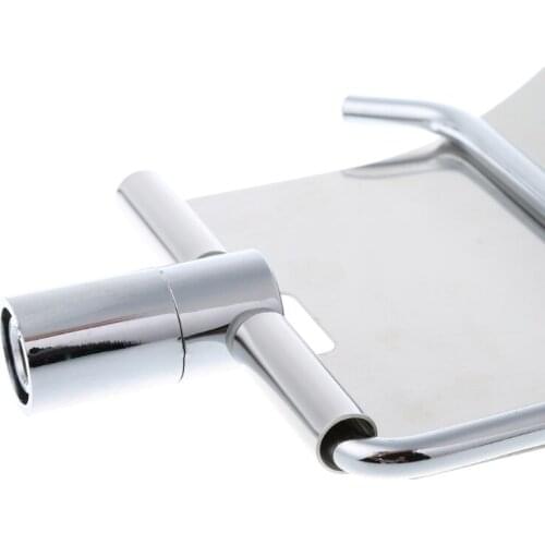 Bathroom Toilet Roll Paper Holder Vacuum Suction Cup Stainless Steel Wall Mount P15D