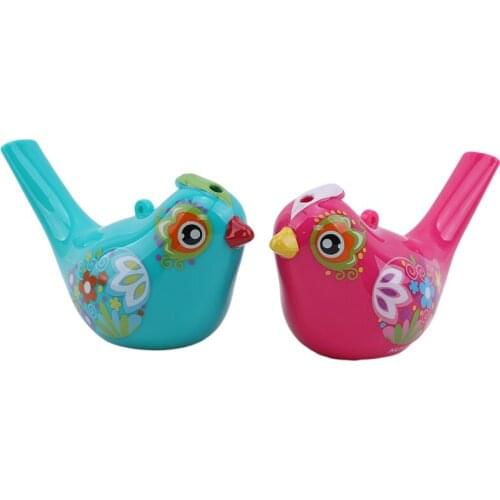 2020 Creative Coloured Drawing Kid Bird Whistle Early Educational Toys Musical Instrument Bathroom Toys