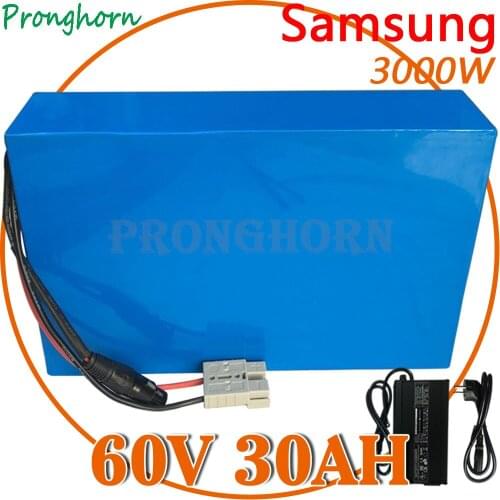 High Power48V 3000W 2000W 1500W 1000W Lithium Scooter Battery Pack 48V 20AH 25Ah 30Ah 35Ah 40Ah Electric Bike Battery+5A Charger