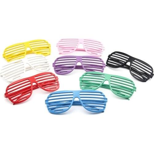 10 Pcs/set Colorful Shutter Shades Glasses Toys Kids Children Glasses Makeup Wedding Birthday Party Favors Gifts