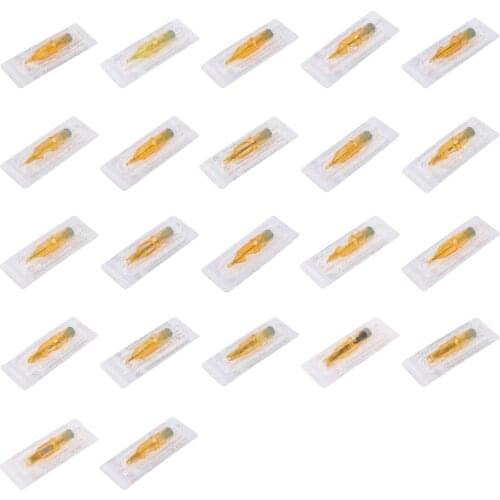 10pcs Sterilized Disposable Tattoo Cartridge Needle Tools RL/RM/M1/RS Accessory 652C