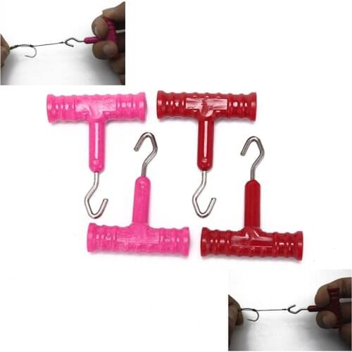 2Pcs/lot Knot Rig Puller Knot Tester Tightener Carp Terminal Tackle for Hair Rig Method Feeder Sets Tool Tackle