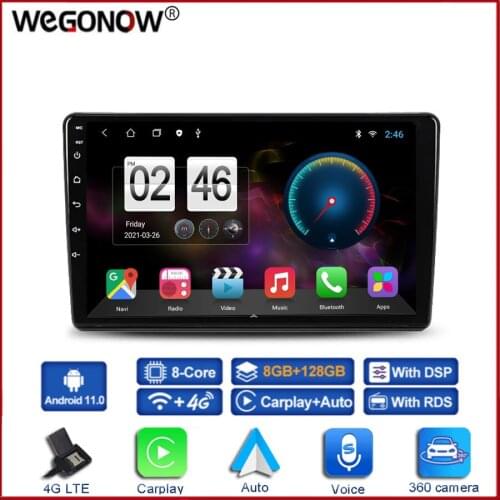 360 Panoramic Camera 6GB+128GB Android 10.0 Car DVD Player GPS WIFI Bluetooth 5.0 RDS Radio For Citroen Berlingo 2 B9 2008 -2019
