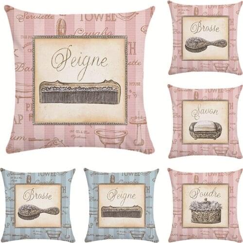45*45cm Womens Cosmetics Cushion Cover Dresser Sofa Short Plush Pillow Cover Colorful Pillowcase Fresh Soft Home Decor