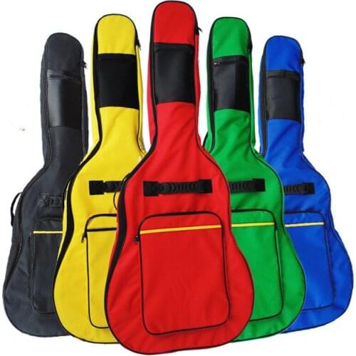 5 colors FD good quality 39 40 41 inch acoustic guitar gig bag case backpack shoulder padded protection waterproof free shippin