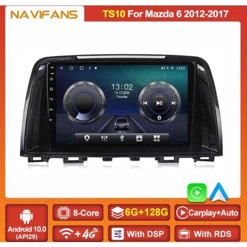 Android 11 Octa-Core Car Radio Multimedia Video Player Navigation GPS For Mazda 6 3 GL GJ 2012 - 2017 Head Unit 4G LTE WIFI DSP