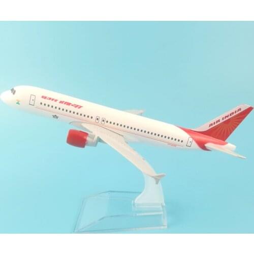 FREE SHIPPING 16CM AIR INDIA A320 AIRLINES METAL ALLOY MODEL PLANE AIRCRAFT MODEL TOY AIRPLANE BIRTHDAY GIFT