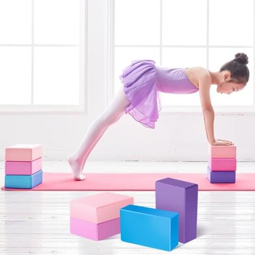 EVA Yoga Blocks Gym Fitness Foam Brick Dance Yoga Training Auxiliary Tools High Density Block