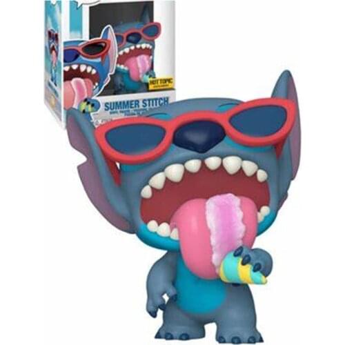 NEWest arrival #636 Summer Stitch eating ice cream Vinyl Action Figures Models for Children Toys