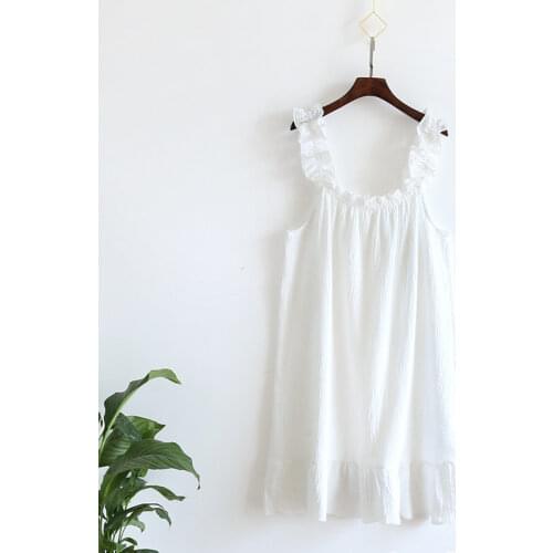 HUAZHENMIAN Summer Cotton Dresses
