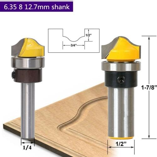6.35mm 8mm 12.7mm shank,cnc solid tungsten carbide woodworking router bit,trimmer wood milling cutter,Door lace end mill cutter