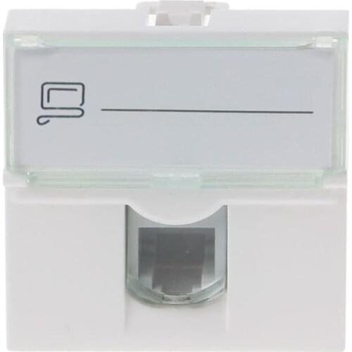 CAT6 Network Module Information Socket RJ45 8P8C Connector Adapter Keystone Jack Standard Wall Plate