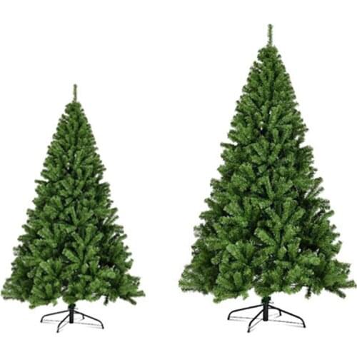 PVC Artificial Christmas Tree with Stand Ornament Adornment Desktop Decoration Shopping Mall Party Supplies LXAF