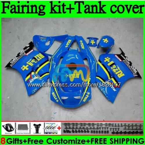 Kit +Tank For SUZUKI RIZLA blue RGVT250 SAPC RGV-250 VJ23 101BS.26 RGV 250 VJ22 RGV250 95 96 97 98 1995 1996 1997 1998 Fairing