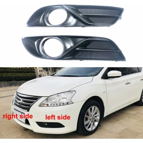 For Nissan Sylphy 2012 2013 2014 2015 Front Bumper Grille Driving Lamp Cover Fog Light Cover Fog Lamp Shell