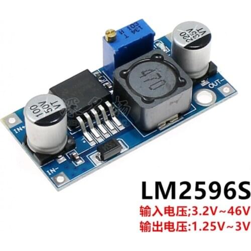 LM2596 DC-DC Adjustable Buck Converter 3.0-40V to 1.5-35V Power Supply Step Down Module