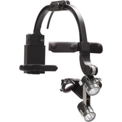 Medical Headlight Double LED Head Light Dental Surgical Headlamp+2.5X Binocular Magnifier Loupes Made in Korea