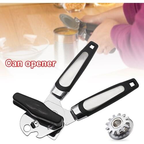 Multifunctional Corkscrew with Large Turn Knob Stainless Steel Manual Can Opener Kitchen Accessory for Bottle J99Store