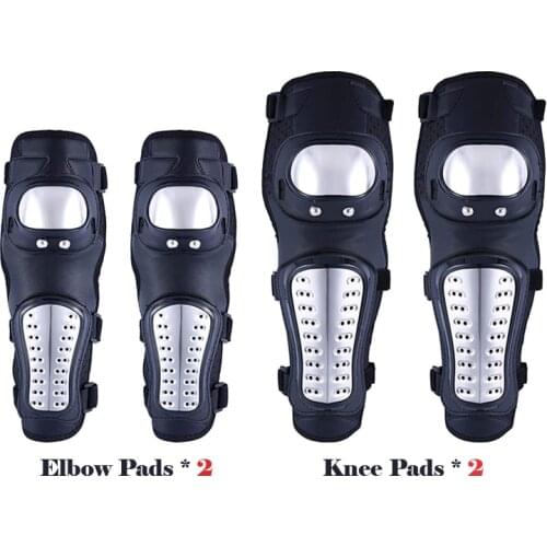 Motorcycle Knee Pads Elbow Pads Motocross Knee & Elbow Protector MTB Outdoor Sport Motorbike Riding Moto Protective Equipment
