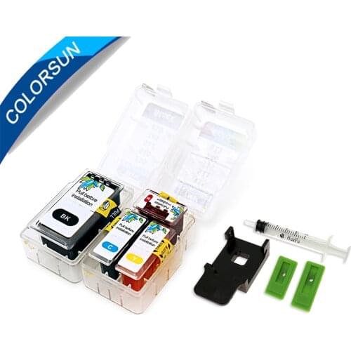 Colorsun refill kit for canon pg-445 445 446 XL ink cartridge for canon IP2700 2702 2770 2780 E408 E468 MG2400 MG2510 printer
