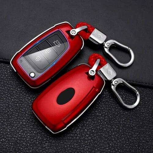 3 Buttons Carbon ABS Car key Set pad Case For Hyundai Elantra i30 i35 i40 Tucson Kona 2015 2016 2017 2018 2019 Car accessories