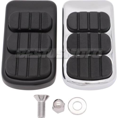 Motorcycle Brake Pedal Cover Rubber Pad For Kawasaki Vulcan 900 1500 1600 Classic Suzuki Boulevard C50 Intruder 1500LC