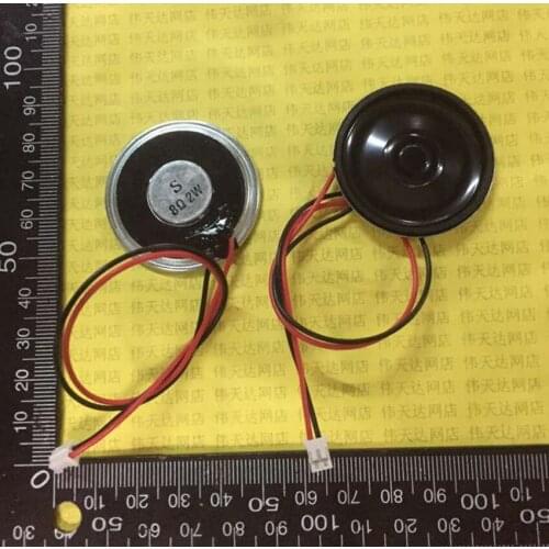 New Mobile DVD/EVD TV sound speaker 8 ohms Euro 2 Watt 8R 2W Horn speaker with cable Diameter 40MM 4cm Loud speaker