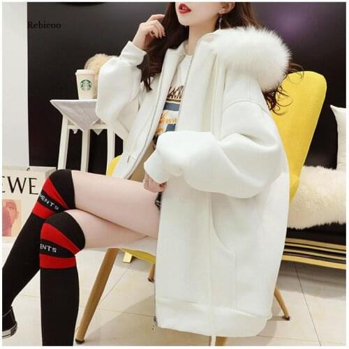 Thin Winter Warm Coat Women Slim Flocking Faux Fur Hood Cropped Jackets Women Hooded Party White Outfits Overcoat