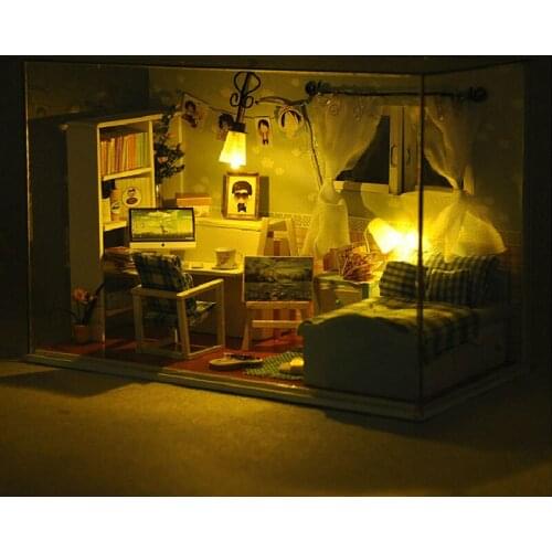 DIY Hut Ocean Heart Creative Handmade Gift Handmade Model House Childrens Toy New Year Christmas Birthday Gift P231