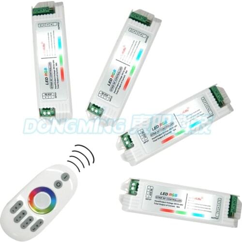Touch panel IR RGB Remote control for led+ 4pcs 12A 2.4g rgb Controller wireless For RGB LED Strip RGB/Bulb/Panel