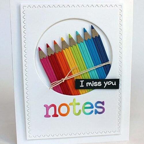 Metal Cutting Dies Notebook DIY Scrapbooking Card Stencil Paper Craft Handmade Album Handbook Decoratio