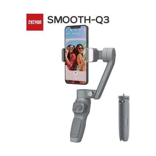 ZHIYUN SMOOTH Q3 SHandheld Stabilize martphones Gimbal 3-Axis Flexible Phone with Fill Light for iPhone Xiaomi Samsung Android