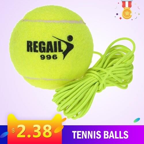 Tennis Balls Durable Yellow Tennis Trainer String Sports Tournament Outdoor Cricket Beach Tennis Tenis Infantil Menino Padel