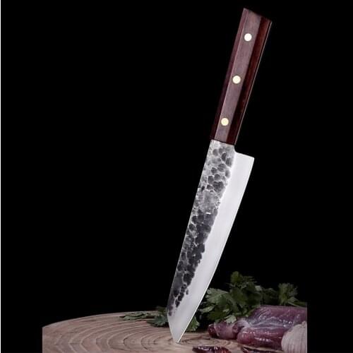 YAMY&CK Tang Knife slicing knife Japanese cutting knife Santoku knife Western Chefs Knife Kitchen knife Stainless steel knives