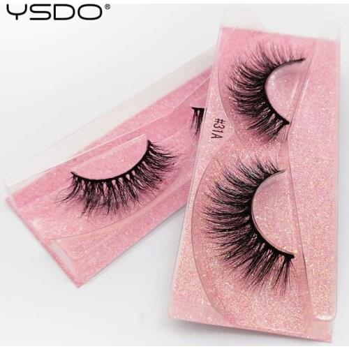 YSDO 1 Pair 3D Mink Eyelashes Maquiagem Lashes Makeup Maquillaje False Eyelashes Fluffy Full Strip Thick Mink Lashes Faux Cils