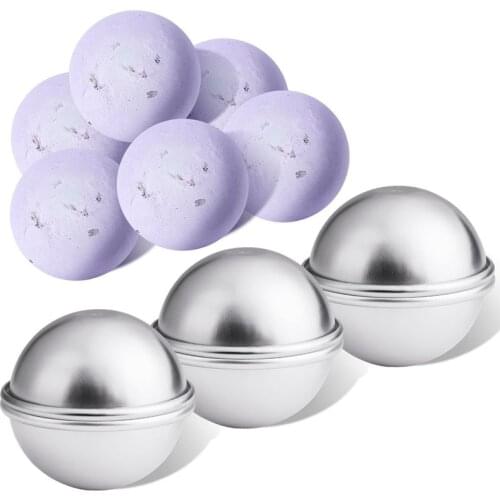 30PCS- Bath Bomb Mold Kit, 15 Set 3 Size Mold & Bath Bombs Press For DIY Making Supplies