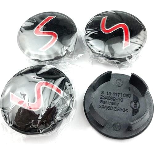 4pcs 54mm For MINI Cooper S R50 R53 R56 F56 Countryman Coupe Roadster Paceman Clubman ABS Wheel Center Hub Cover Accessories
