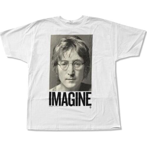 Adult John Lennon "Imagine" White T-Shirt