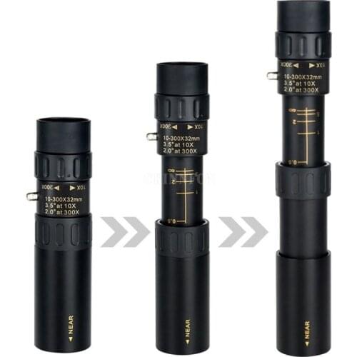 50Pcs/Lot Binoculars 10-30x25 Zoom Monocular High Quality Telescope Pocket Hunting Optical Prism Scope No Tripod