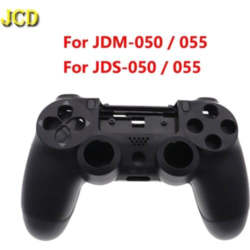 JCD Front Back Plastic Hard Housing Shell Case For PS4 JDS-055 JDS 050 Controller W/ R1 L1 Key Holder Support Inner Frame