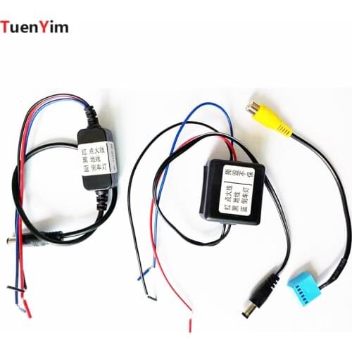 12V Rear View Camera Delay Timer Relay with Filter for VW RCD330G Plus Passat Tiguan Golf Jetta PQ MIB Conversion Cable