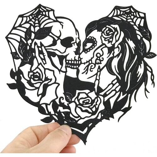 Halloween Ghost Couple Metal Cutting Dies For DIY Heart Scrapbooking/Card Making/Kids Fun Decoration Supplies